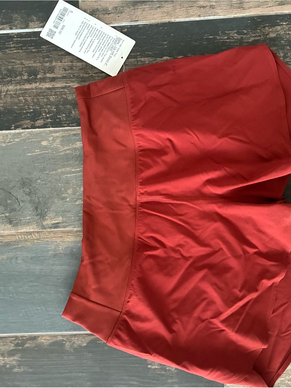 lululemon athletica Speed Up High-Rise Lined Shorts Mulled Wine 4 inch NWT Small - Picture 2 of 8